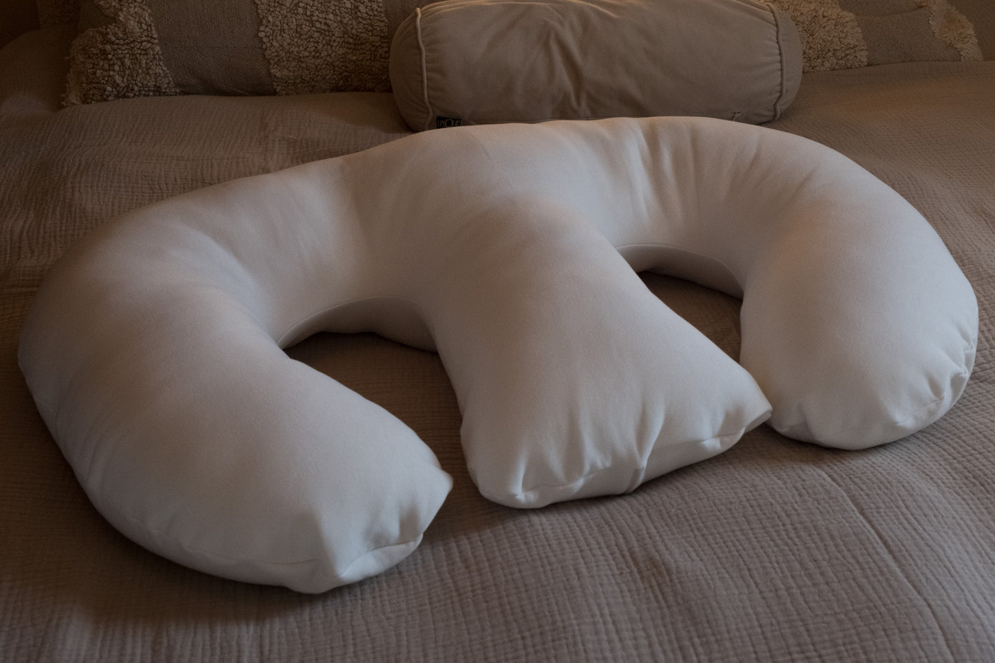 Tweeling off White voedingskussenhoes